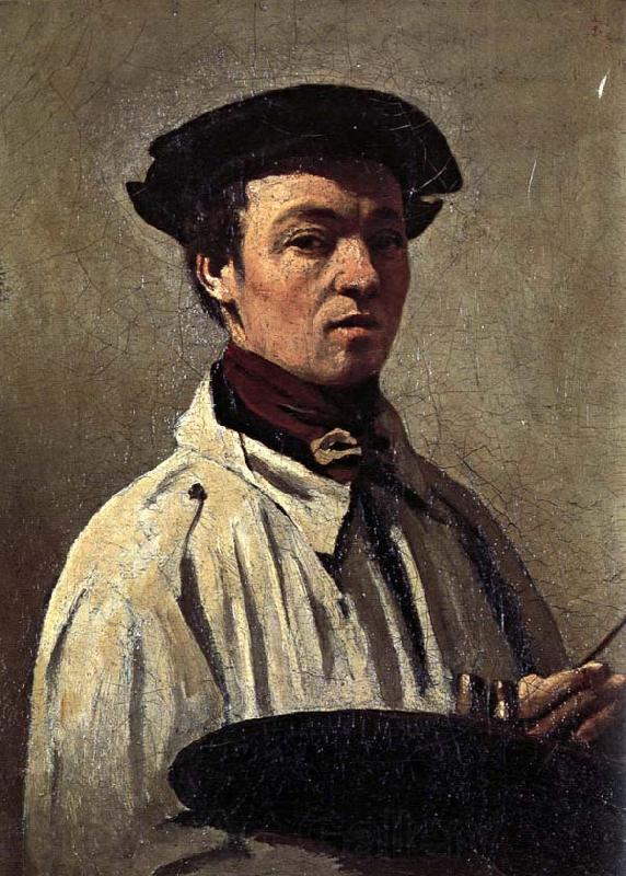 Jean-Baptiste Corot Self-Portrait Spain oil painting art